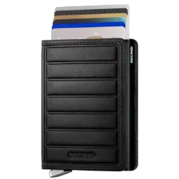 محفظة سيكريد رفيعة بنقش خطوط – أسود Secrid Slimwallet Emboss Lines
SEl-Black+