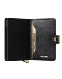 محفظة صغيرة سيكريد بنقشة ماسية بارزة – لون أسود Secrid Miniwallet Emboss
Diamond MEd-Black+