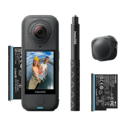 مجموعة إنستا 360 X4 إير للمبتدئين - اللون الأسود Insta360 X4 Air Starter Bundle - Black
