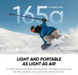 مجموعة إنستا 360 X4 إير للمبتدئين - اللون الأسود Insta360 X4 Air Starter Bundle - Black