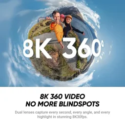 مجموعة إنستا 360 X4 إير للمبتدئين - اللون الأسود Insta360 X4 Air Starter Bundle - Black