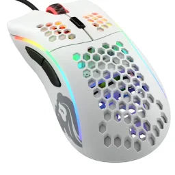ماوس الألعاب السلكي جلوريوس موديل دي (Model D) - لون أبيض مطفي Glorious Model D Wired Gaming Mouse - Matte White