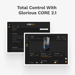 ماوس الألعاب اللاسلكي جلوريوس موديل أو 2 ميني (Model O 2 Mini) - لون أسود مطفي Glorious Model O 2 Mini Wireless Gaming Mouse - Matte Black