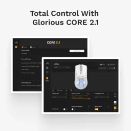 ماوس الألعاب اللاسلكي جلوريوس موديل أو 2 ميني (Model O 2 Mini) - لون أبيض مطفي Glorious Model O 2 Mini Wireless Gaming Mouse - Matte White