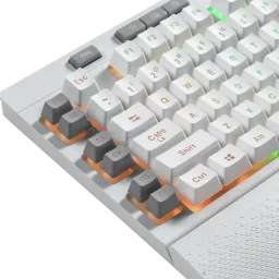 كيبورد ريدراغون K512W-RGB-1 أبيض Redragon Gaming Keyboard White K512W-RGB-1
