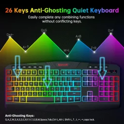 حزمة ريدراغون (كيبورد + ماوس + سماعة رأس + بساط ماوس) S101-BA-3 Redragon KB+Mouse+Headset+Mousepad Combo S101-BA-3