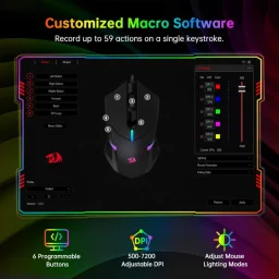 حزمة ريدراغون (كيبورد + ماوس + سماعة رأس + بساط ماوس) S101-BA-3 Redragon KB+Mouse+Headset+Mousepad Combo S101-BA-3