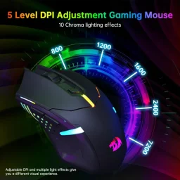 حزمة ريدراغون (كيبورد + ماوس + سماعة رأس + بساط ماوس) S101-BA-3 Redragon KB+Mouse+Headset+Mousepad Combo S101-BA-3