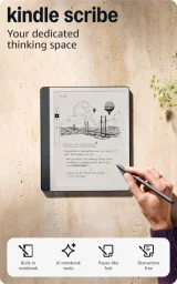 أمازون كيندل سكرايب (إصدار 2024) مع قلم بريميوم - سعة 32 جيجابايت Amazon Kindle Scribe (2024) with Premium Pen - 32GB
