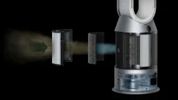 دايسون جهاز تنقية وترطيب وتبريد الهواء PH 06 - اللون الأبيض Dyson Purifier Humidify+Cool PH3A - White