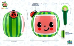 لعبة ثيني تيونز الموسيقية "البطيخة" من كيد ديزاينز - النسخة القياسية مع 4 أصوات KIDdesigns Tiny Tunes Music Melon - Mass Version with 4 Sound