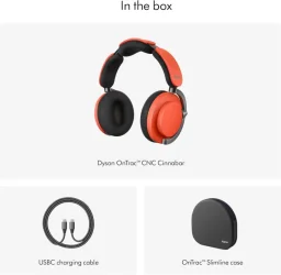 سماعات دايسون أون تراك WP02 - لون سيراميك سينابار (Ceramic Cinnabar) Dyson OnTrac Headphones WP02 - Ceramic Cinnabar