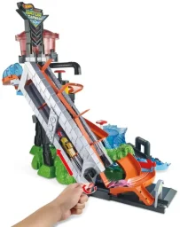 مجموعة ألعاب غسيل سيارات ألترا غيتور من هوت ويلز Hot Wheels Ultra Gator Car Wash Playset