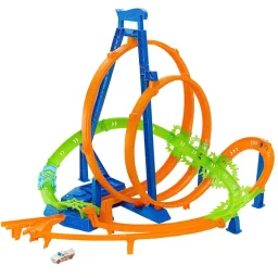 مجموعة مسارات هوت ويلز "إيبيك كراش داش" Hot Wheels Epic Crash Dash Track Set