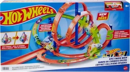 مجموعة مسارات هوت ويلز "إيبيك كراش داش" Hot Wheels Epic Crash Dash Track Set