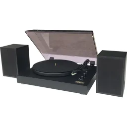 جهاز تشغيل أسطوانات "إم جي آي" (MJI H-100 Turntable) - لون أسود MJI H-100 Turntable - Black