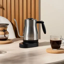 غلاية "بودوم بيسترو" كهربائية بعنق منحني  سعة 1 لتر - ستانلس ستيل Bodum Bistro Electric Gooseneck Kettle 1L - Stainless Steel