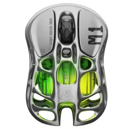 جرافاستار Mercury M1 Pro ماوس ألعاب - لون رمادي معدني GravaStar Mercury M1 Pro Gaming Mouse - Gunmetal Gray