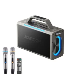 جويروم (Joyroom) مكبر صوت لاسلكي بميكروفون مزدوج من سلسلة بايز (Pies Series) موديل JR-MW03 Joyroom Pies Series Dual Mic Wireless Speaker JR-MW03