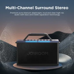 جويروم (Joyroom) مكبر صوت لاسلكي بميكروفون مزدوج من سلسلة بايز (Pies Series) موديل JR-MW03 Joyroom Pies Series Dual Mic Wireless Speaker JR-MW03
