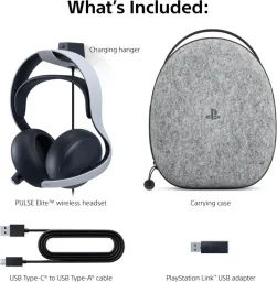 سماعة رأس لاسلكية سوني بولس إيليت - أبيض Sony PULSE Elite Wireless Headset - White