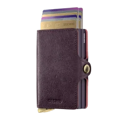 محفظة سيكريد بريميوم توين واليت - باسكو بوردو + Secrid Premium Twinwallet Basco Bordeaux +