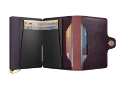 محفظة سيكريد بريميوم توين واليت - باسكو بوردو + Secrid Premium Twinwallet Basco Bordeaux +