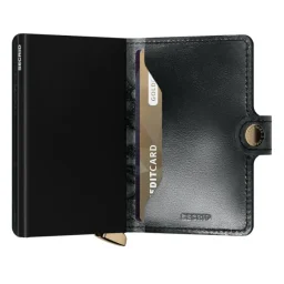 محفظة بطاقات سيكريد بريميوم ميني واليت - ستيتش فلورال أسود + Secrid Premium Miniwallet Stitch Floral Black +