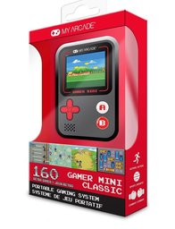جهاز ألعاب محمول مصغر ماي أركيد جيمر ميني كلاسيك (أحمر) My Arcade Gamer Mini Classic-Red: Miniature Handheld Game System