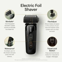 ماكينة حلاقة الوجه برقاقات معدنية للرجال مانسكيبد ذا تشيرمان برو Manscaped® The Chairma PRO Men’s Foil Shaver