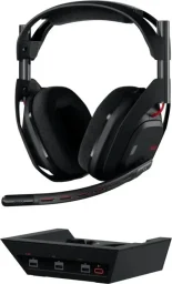 أسترو A50 لايت سبيد سماعة ألعاب لاسلكية - أسود + قاعدة إرساء - أسود Astro A50 LIGHTSPEED Wireless Gaming Headset Black + Base Station Black
