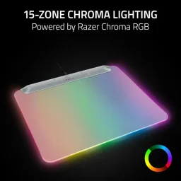 ريزر فايرفلاي V2 برو لوحة ماوس ألعاب مضيئة بالكامل مع إضاءة RGB، منفذ Type C - إصدار فانتوم الأبيض Razer Firefly V2 Pro Fully Illuminated RGB Gaming Mouse Mat, Type C - Phantom White Edition