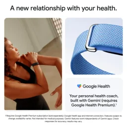 جوجل فيتبيت إير متعقب اللياقة البدنية القابل للارتداء - أسود Google Fitbit Air Wearable Fitness Tracker - Black