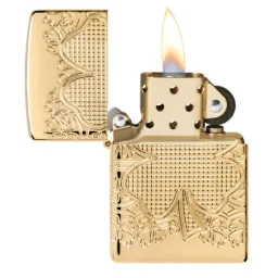 زيبو ولاعة إيليجانت كلوفر ديزاين مضادة للرياح Zippo Elegant Clover Design Windproof Lighter
