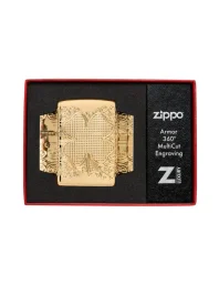 زيبو ولاعة إيليجانت كلوفر ديزاين مضادة للرياح Zippo Elegant Clover Design Windproof Lighter