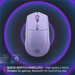 ستيل سيريز ماوس ألعاب Rival 3 WL الجيل الثاني - لافندر Steelseries Rival 3 WL Gen 2 - Lavender