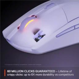 ستيل سيريز ماوس ألعاب Rival 3 WL الجيل الثاني - لافندر Steelseries Rival 3 WL Gen 2 - Lavender