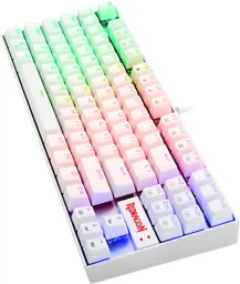 ريدراجون Kumara K552W لوحة مفاتيح ألعاب ميكانيكية سلكية RGB - أبيض Redragon Kumara K552W RGB Wired Mechanical Gaming Keyboard - White