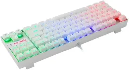 ريدراجون Kumara K552W لوحة مفاتيح ألعاب ميكانيكية سلكية RGB - أبيض Redragon Kumara K552W RGB Wired Mechanical Gaming Keyboard - White