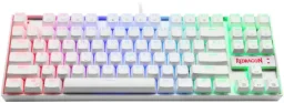 ريدراجون Kumara K552W لوحة مفاتيح ألعاب ميكانيكية سلكية RGB - أبيض Redragon Kumara K552W RGB Wired Mechanical Gaming Keyboard - White