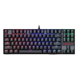 ريدراجون Kumara K552RGB-1 لوحة مفاتيح ألعاب ميكانيكية سلكية TKL - بلاك / بلو سويتش Redragon Kumara K552RGB-1 TKL Wired Mechanical Gaming Keyboard - Black / Blue Switch
