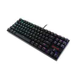 ريدراجون Kumara K552RGB-1 لوحة مفاتيح ألعاب ميكانيكية سلكية TKL - بلاك / بلو سويتش Redragon Kumara K552RGB-1 TKL Wired Mechanical Gaming Keyboard - Black / Blue Switch