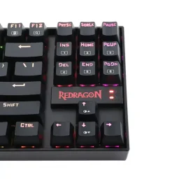 ريدراجون Kumara K552RGB-1 لوحة مفاتيح ألعاب ميكانيكية سلكية TKL - بلاك / بلو سويتش Redragon Kumara K552RGB-1 TKL Wired Mechanical Gaming Keyboard - Black / Blue Switch
