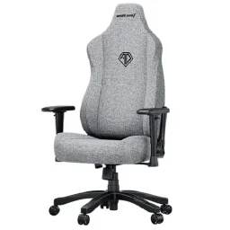 أندا سيت Novis كرسي ألعاب كبير، قماش كتان - أكس رصاصي AndaSeat Novis Large Gaming Chair, Linen Fabric - Ash Gray