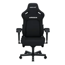 أندا سيت Kaiser 4 كرسي ألعاب XL، قماش كيتان - كاربون بلاك AndaSeat Kaiser 4 XL Gaming Chair, Linen Fabric - Carbon Black