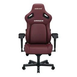 أندا سيت Kaiser 4 كرسي ألعاب كبير، جلد PVC فاخر - مارون AndaSeat Kaiser 4 Large Gaming Chair, Premium PVC Leather - Maroon