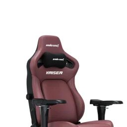 أندا سيت Kaiser 4 كرسي ألعاب كبير، جلد PVC فاخر - مارون AndaSeat Kaiser 4 Large Gaming Chair, Premium PVC Leather - Maroon