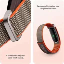 جوجل فيت بت إير متتبع لياقة بدنية قابل للارتداء - إصدار خاص ستيفن كاري Google Fitbit Air Wearable Fitness Tracker - Stephen Curry Special Edition