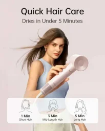 مجفف شعر لايفين إس إي لايت عالي السرعة باللون البيج اللامع Laifen SE Lite High-speed hair dryer Glossy Tan
