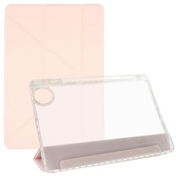 كفر دفتري ستاند ثلاثي ظهر شفاف مع مكان للقلم لجهاز Honor Pad 10 12.1 inch Honor Pad 10 12.1 Inch